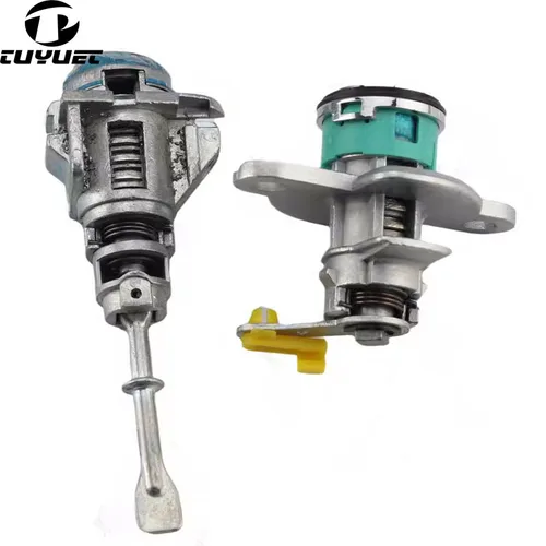 Imagen 2 del producto Interruptores de bloqueo de encendido para coche, cilindro de bloqueo de encendido con 2 llaves en blanco para Hyundai Elantra Old 81905-2H230