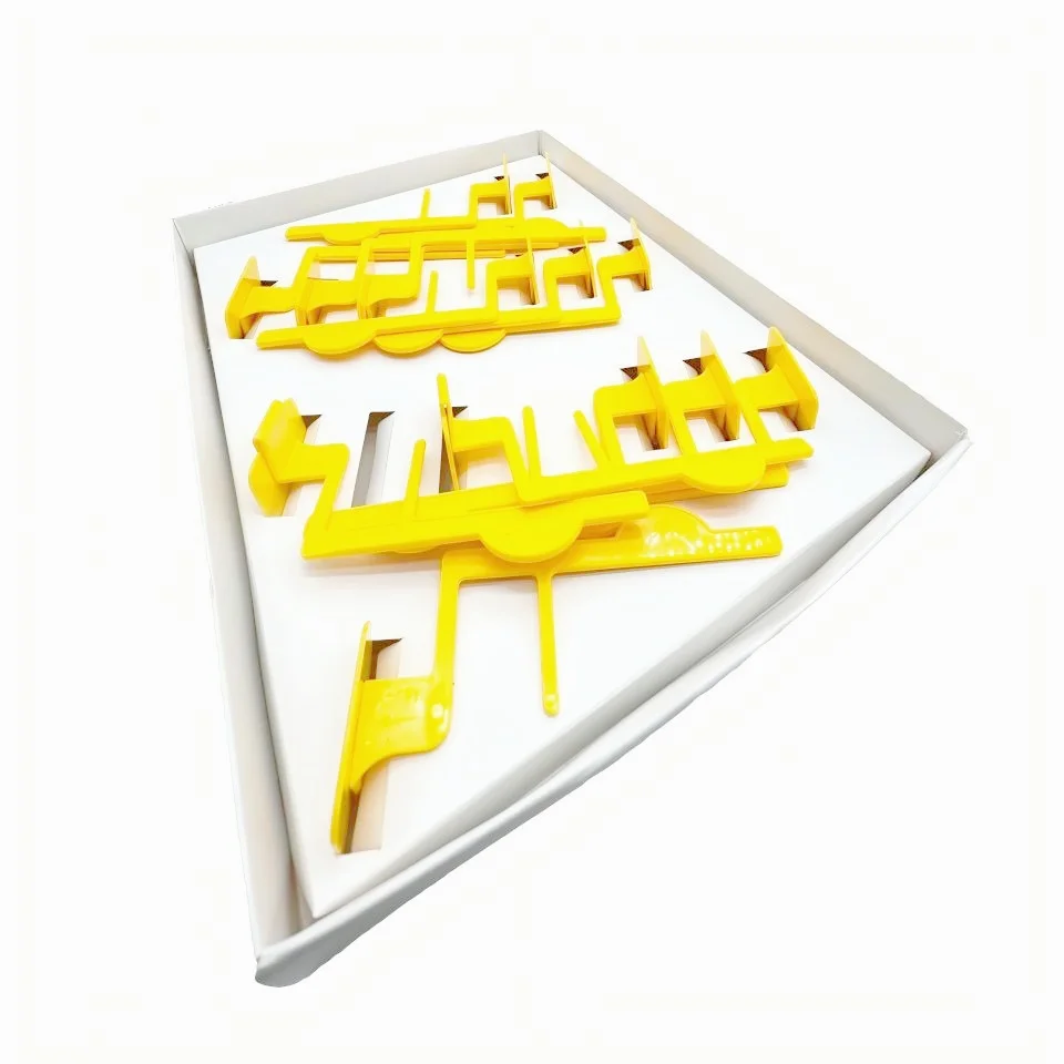 Durable Dental X Ray Film Positioner Clip Holder Set Yellow Plastic Intraoral Sensor Locator Arm Tool for Clinic Radiography Use