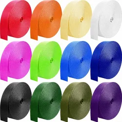 Meetee-Sangle en Nylon Coloré pour Sac à Dos, Ruban de Ceinture de Sécurité de Voiture, Bricolage, Ruban de Reliure de Vêtement, Accessoires de Couture, 5 Mètres, 20-50mm