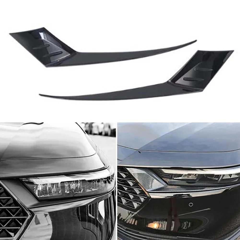 

Front Headlight Eyebrow Cover Trim Decorative Panel For Honda ForAccord 2023-2024 11th External Accessories