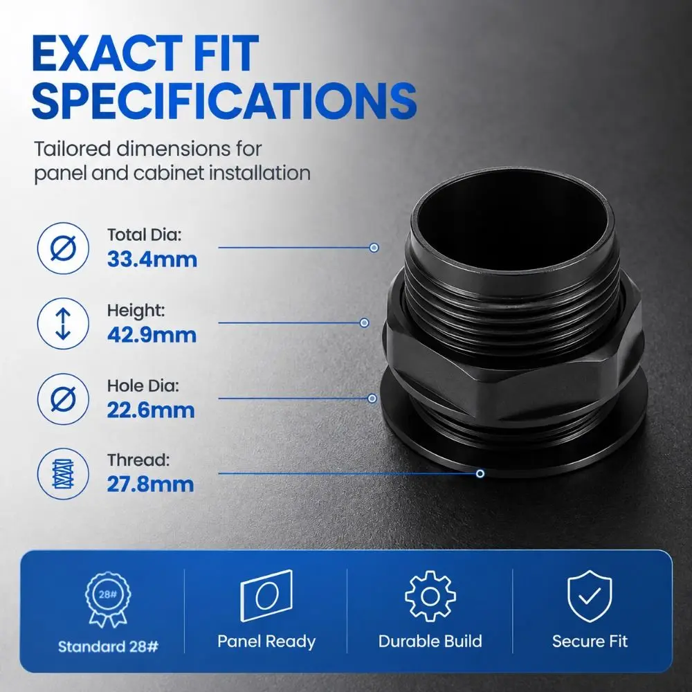 10Pcs Plastic Construction Game Button Cover Screw In Type Threaded Structure Arcade Button Blanking Plug Retaining Ring