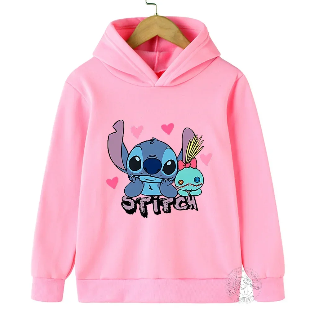 جديد ديزني الكرتون غرزة العصرية لعوب لطيف عارضة في الهواء الطلق يوميا فضفاضة مريحة الدافئة أزياء متنوعة ملابس رياضية للأطفال