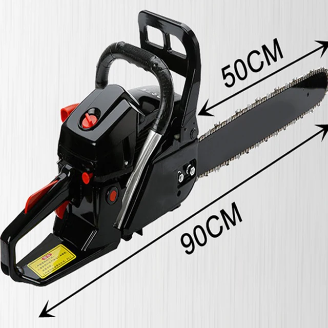 Powerful 105cc gasoline chain saw petrol heavy duty chainsaw