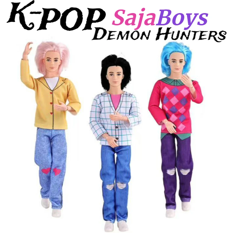 

2025 NEW Doll Toys Kpop Demon Hunters Action Figure Toy Saja-Boys Beautiful Princess Baby Girl Dolls Plastic DIY Toy for Girls
