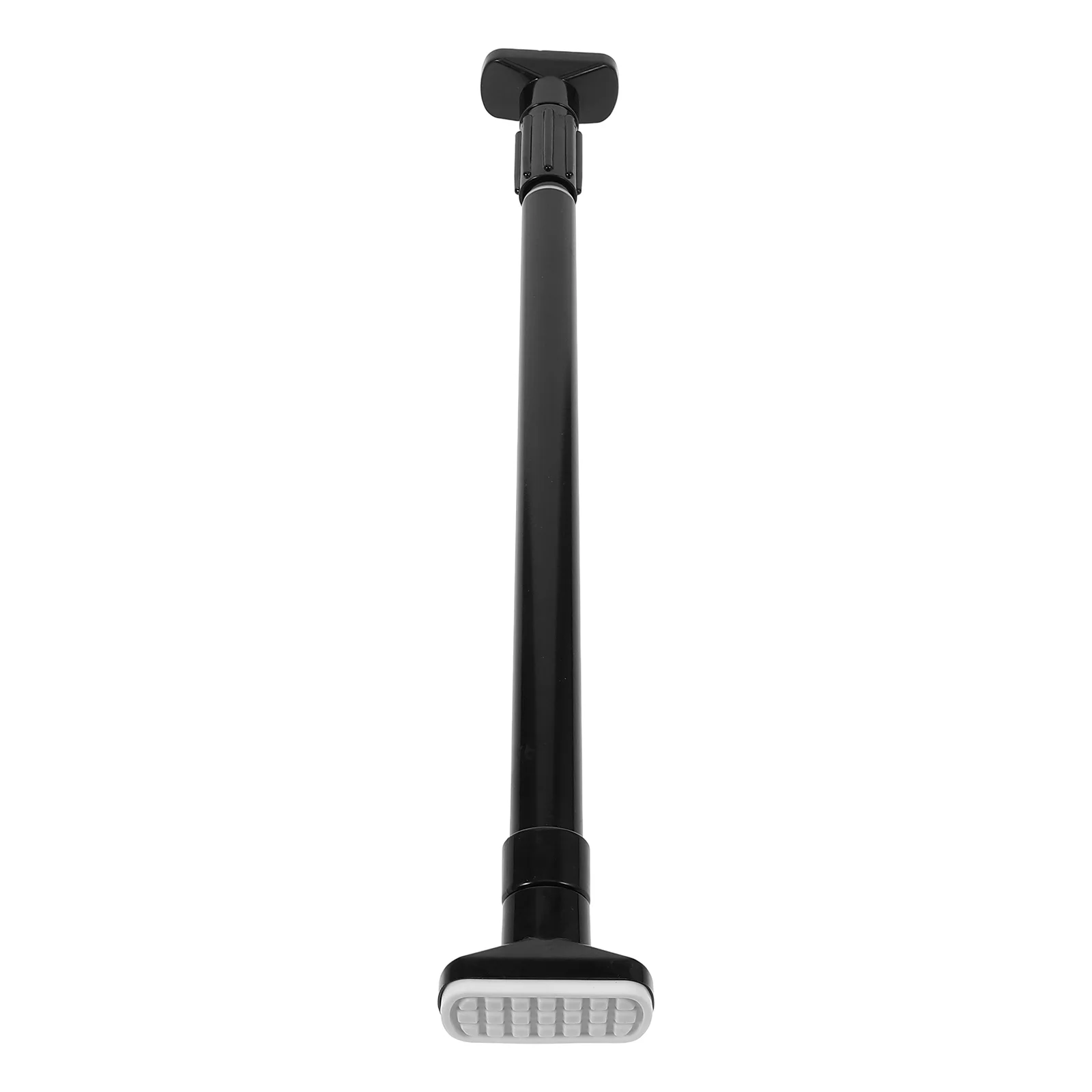 

Black Curtain Pole Tension Rod Clothes Rail Telescopic Hole-free Door Bracket Shower