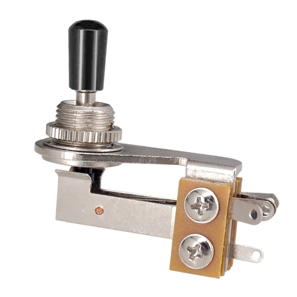 3 Way Switch Right Angle L-Type Guitar Toggle Switch with Copper Head for Electric Guitar Bass,4