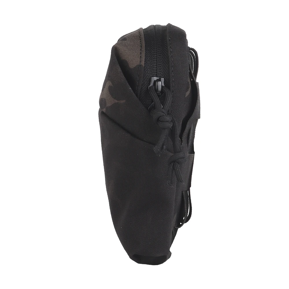 Tactical Gp Zipper Sundries Bag with Shrink Cord Waist Molle Belt Pouch  Accessory Multifunctional Universal Storage