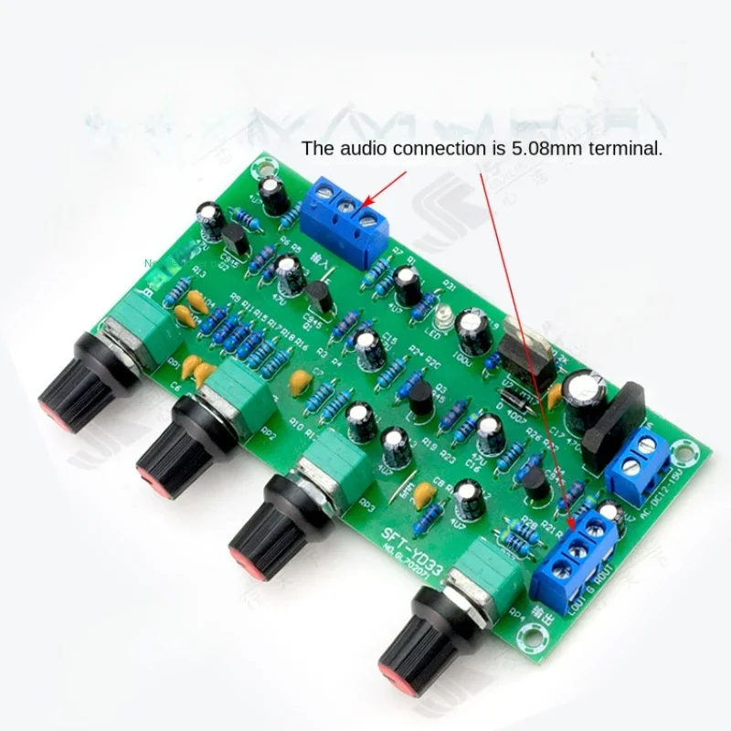 SOTAMIA HiFi Pure Class A Preamp Tone Board Preamplifier Transistor Tuning Board With Balance DIY Home Theater Amplifier Audio