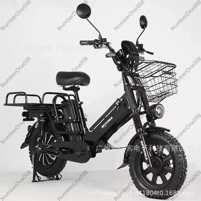 

Upgraded Monster Ebike Dual Battery Customizable 60V 1000w 16 * 3.0 Tire Disc Brake Absorption Electric Bike Bicycle City Food