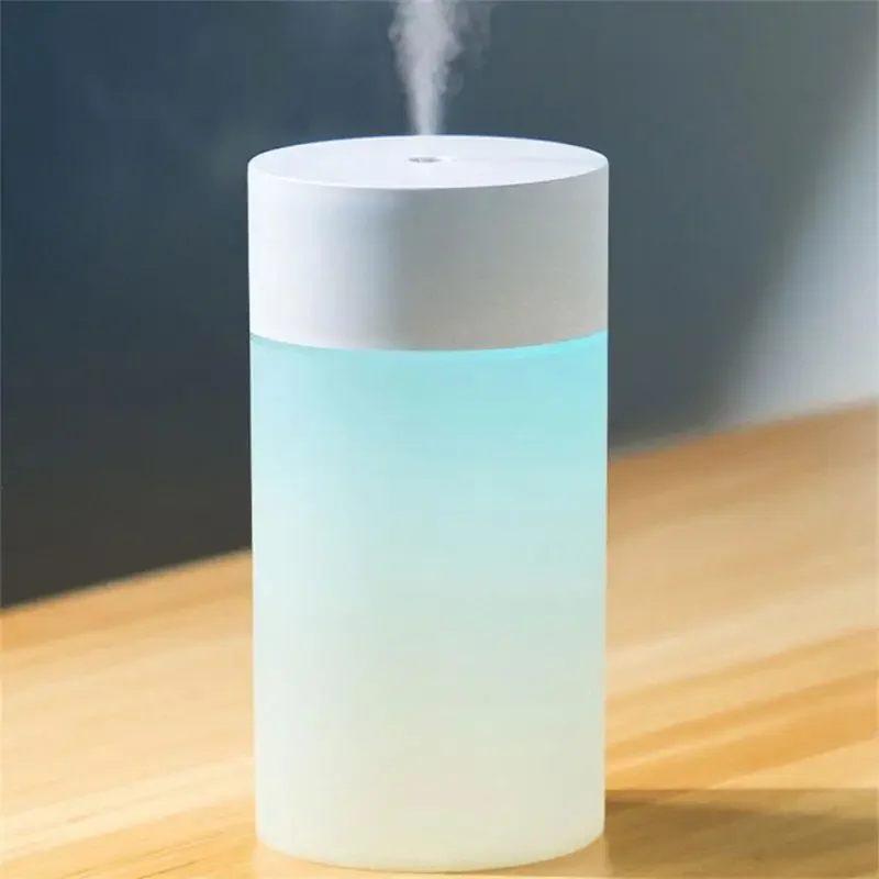 260ml Mini Air Humidifier Purifier Colorful Night Light Mute USB Essential Oil Atomizer Portable Aromatherapy Diffuser For Home