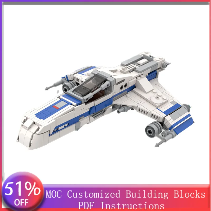 

Конструктор «Звездные войны: E-Wing» (587 деталей), миниатюрная модель, модульная сборка MOC, развивающая творческая игрушка для мальчиков, подарок на праздник