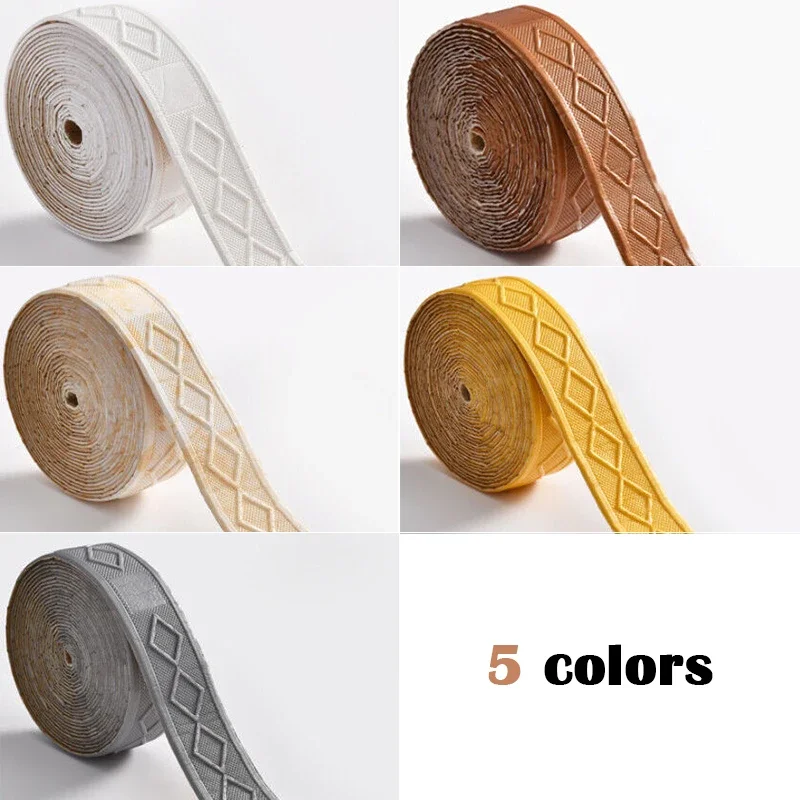 9.2M 3D Wall Trim Line Skirting Border Self Adhesive Waterproof Baseboard Wallpaper Wall Sticker for Living Room Home Decoration