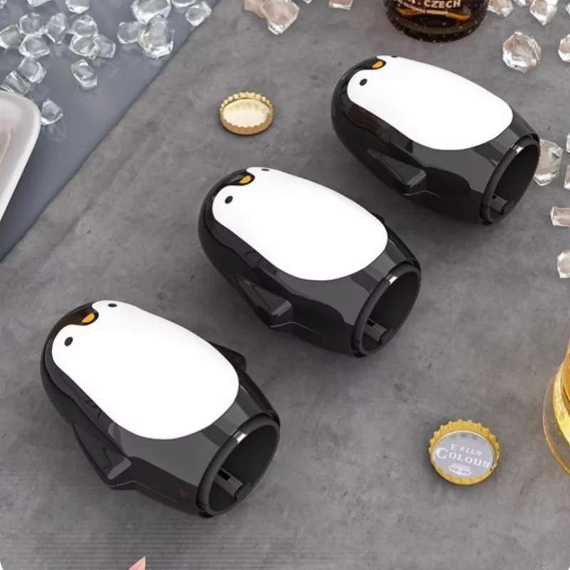 Anime Peripheral Cute Penguin Bottle Opener Creative Household Cap Remover Portable Cute Cartoon Beer Beverage Can Opener Gift view 6