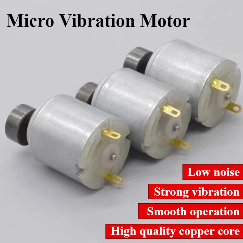 6V 260 DC micro vibration motor with powerful circular vibration head vibrator for sex toys diy massager VR smart equipment