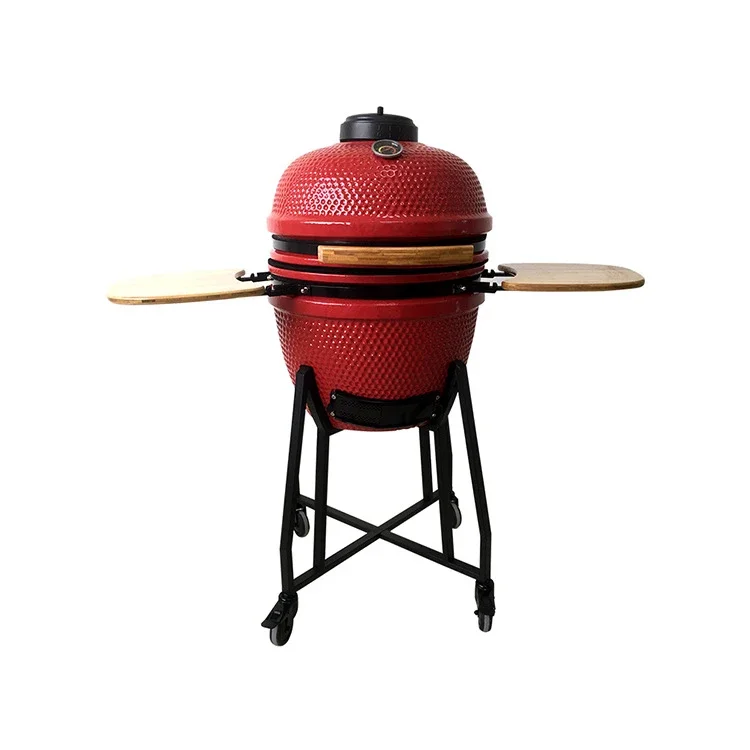 Hot-Selling Outdoor Kitchen Garden Ceramic Charcoal Big Egg BBQ Oven Kamado Grill