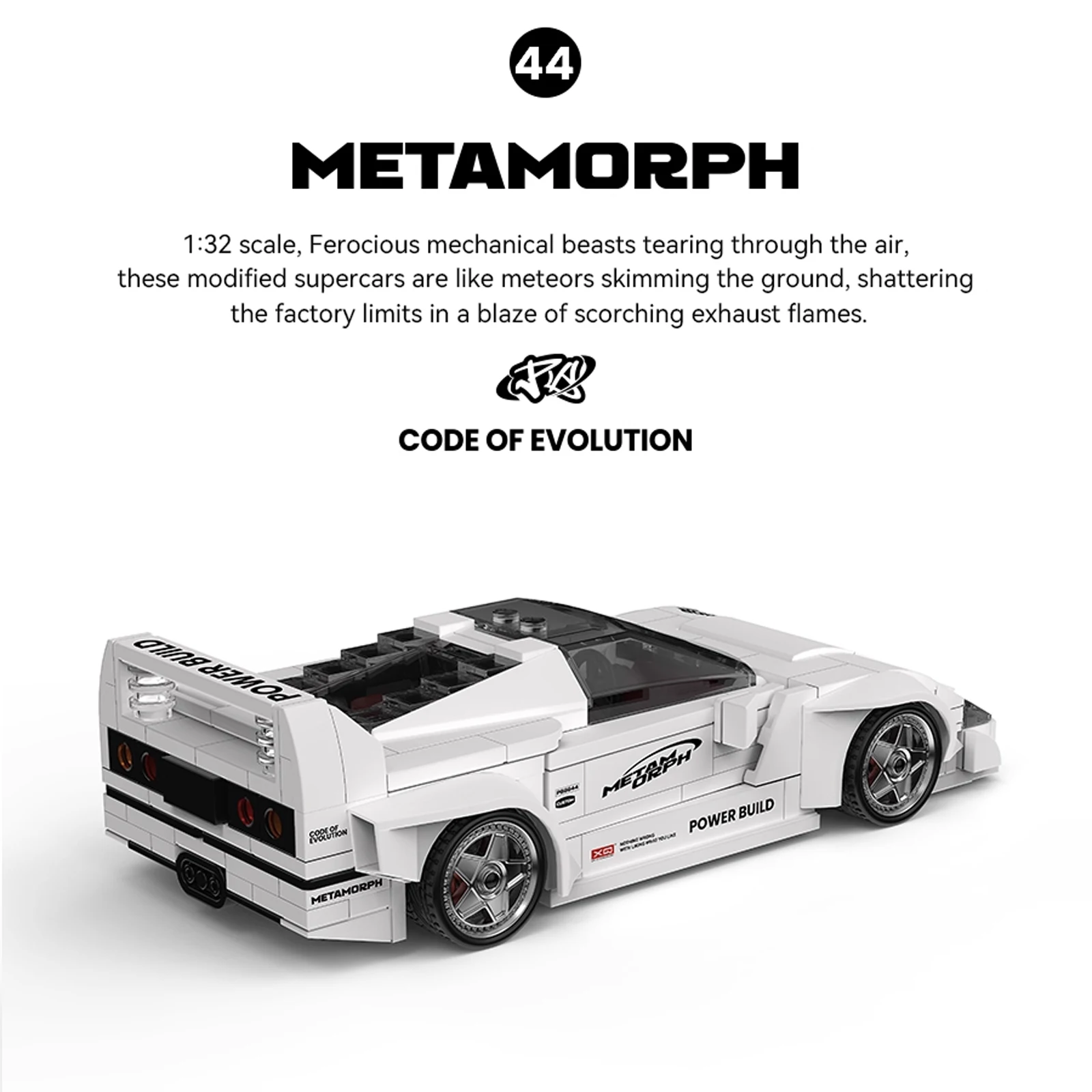 PB8844 Supercar بنة 1:32 نموذج سيارة رياضية كلاسيكية مع صندوق عرض سطح المكتب الحلي جمع لعبة الإبداعية الصبي هدية #2