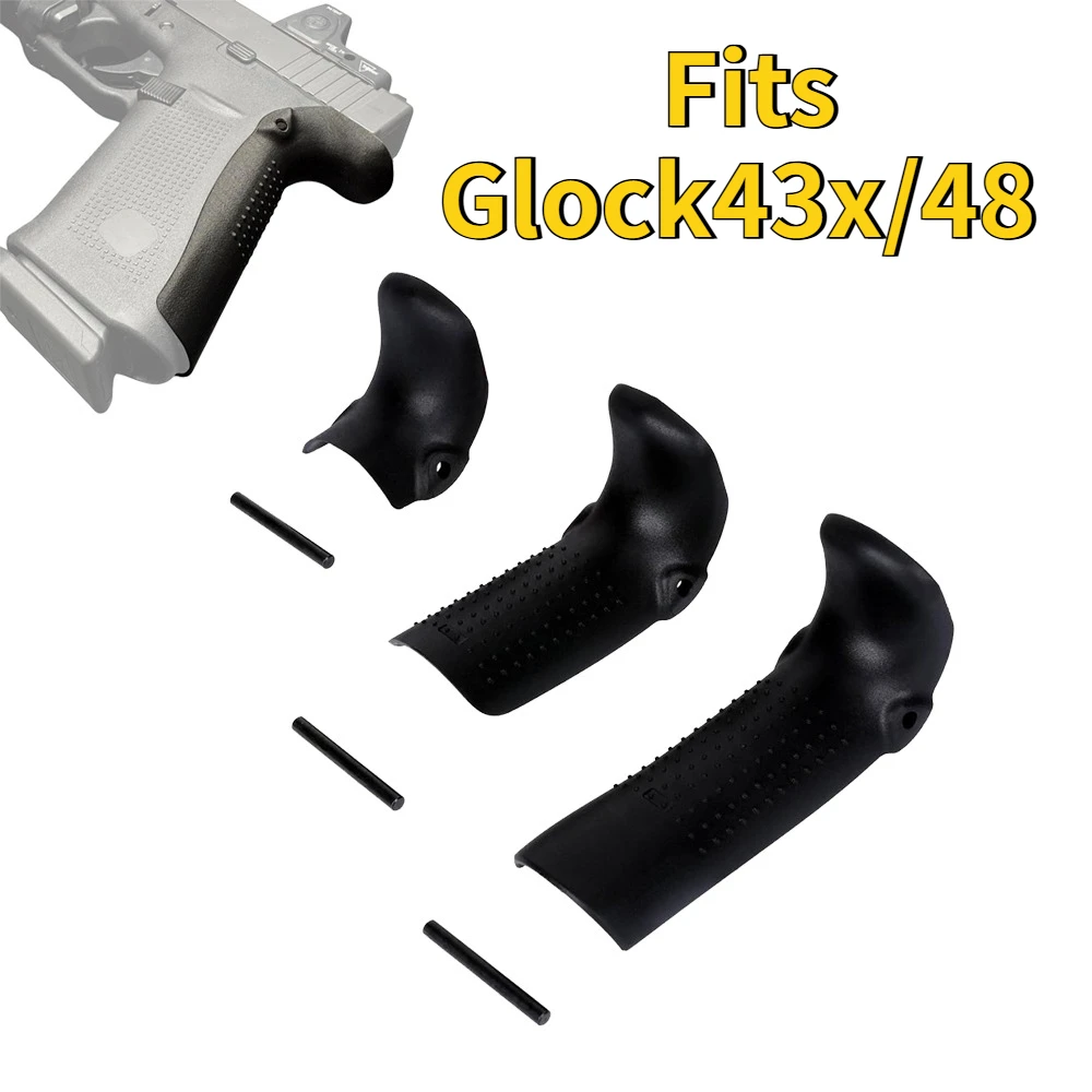 

NEW 3 Pack Beavertail Backstrap Adapte for Glock 43x/48 Sturdy Nylon Grip Includes Stainless Steel Install Pin