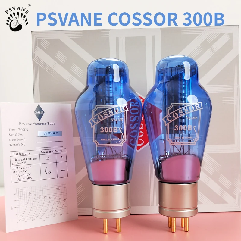 

PSVANE COSSOR 300B Electronic Tube Replaces 300BN 300B-L 300B-Z 30 E-300B 300B-T WE300B Vacuum Tube Original Precision Pairing