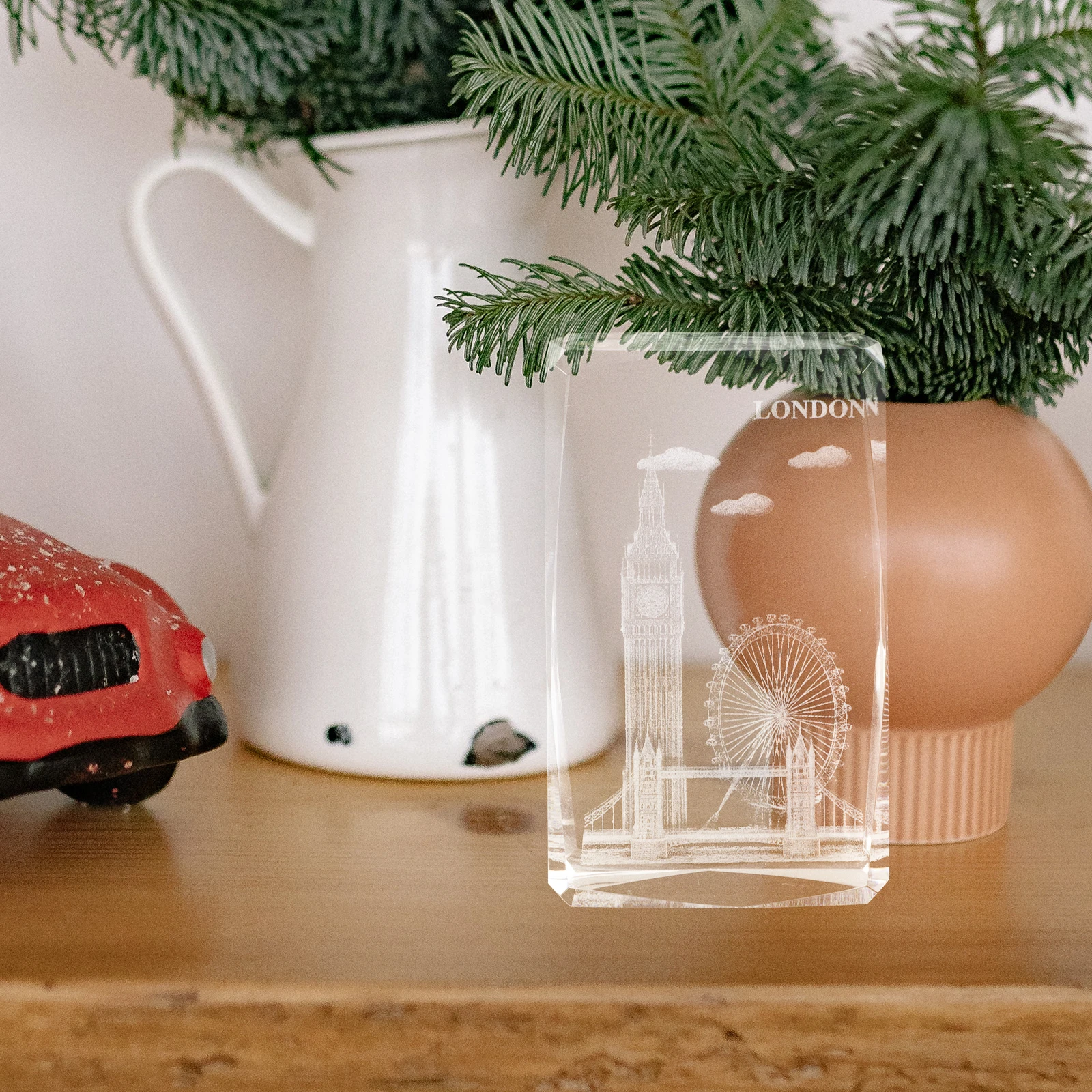 

Домашние большие украшения, домашняя настольная статуя, ключ, прозрачные лондонские украшения, путешествия