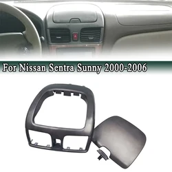 For Nissan Sentra Sunny 2000-2006 Center Console Radio Stereo 10.1inch DVD Player GPS Navigation Frame 2DIN Mount Interior Trim