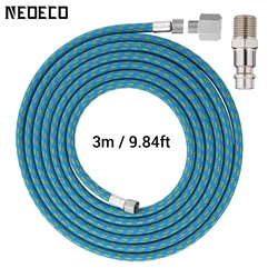 3 meter/10-Ft Nylon Braided Airbrush Air Hose Standard 1/8