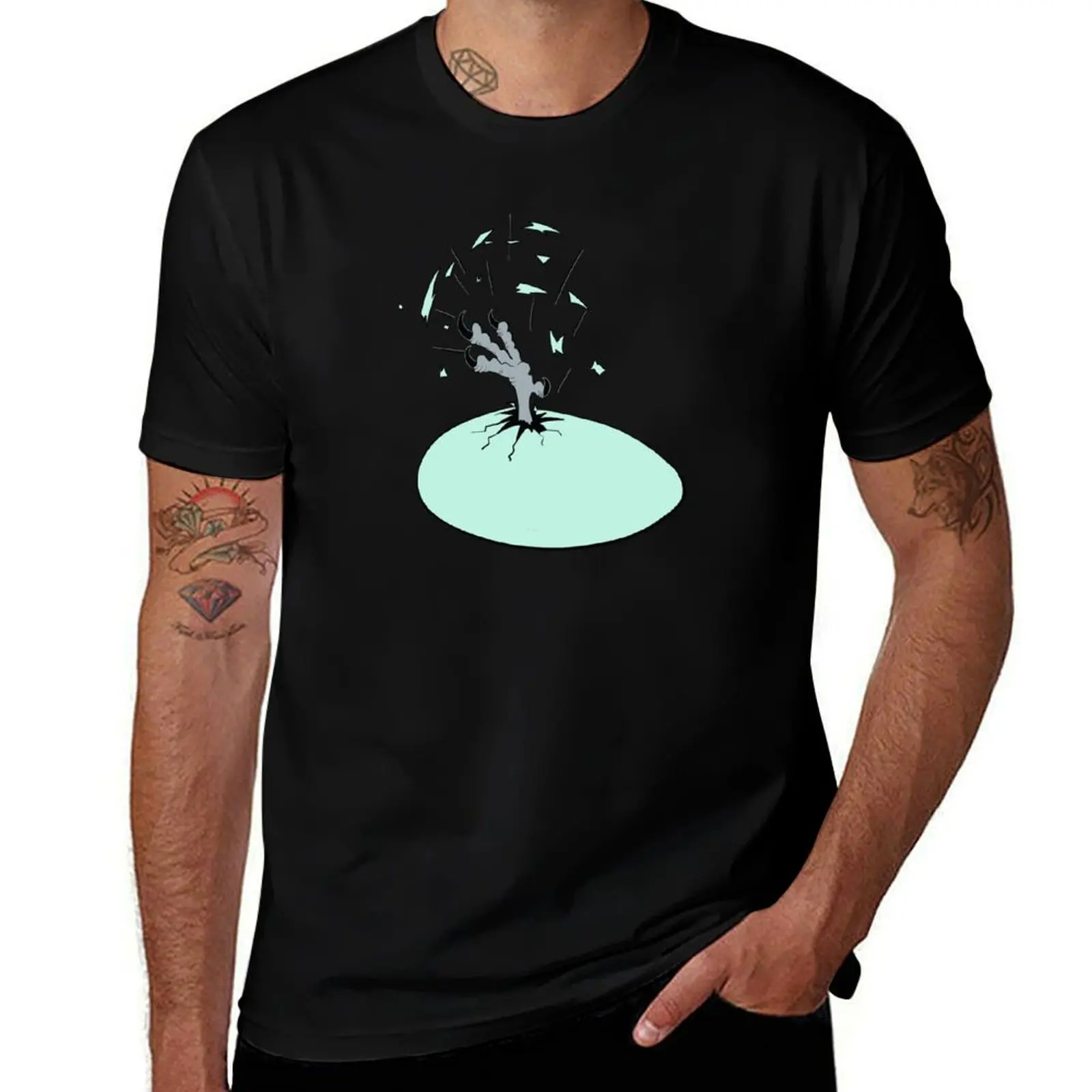 

California condor egg hatching T-Shirt man t shirt cotton t shirts for man pack cotton t shirt custom print T-shirt