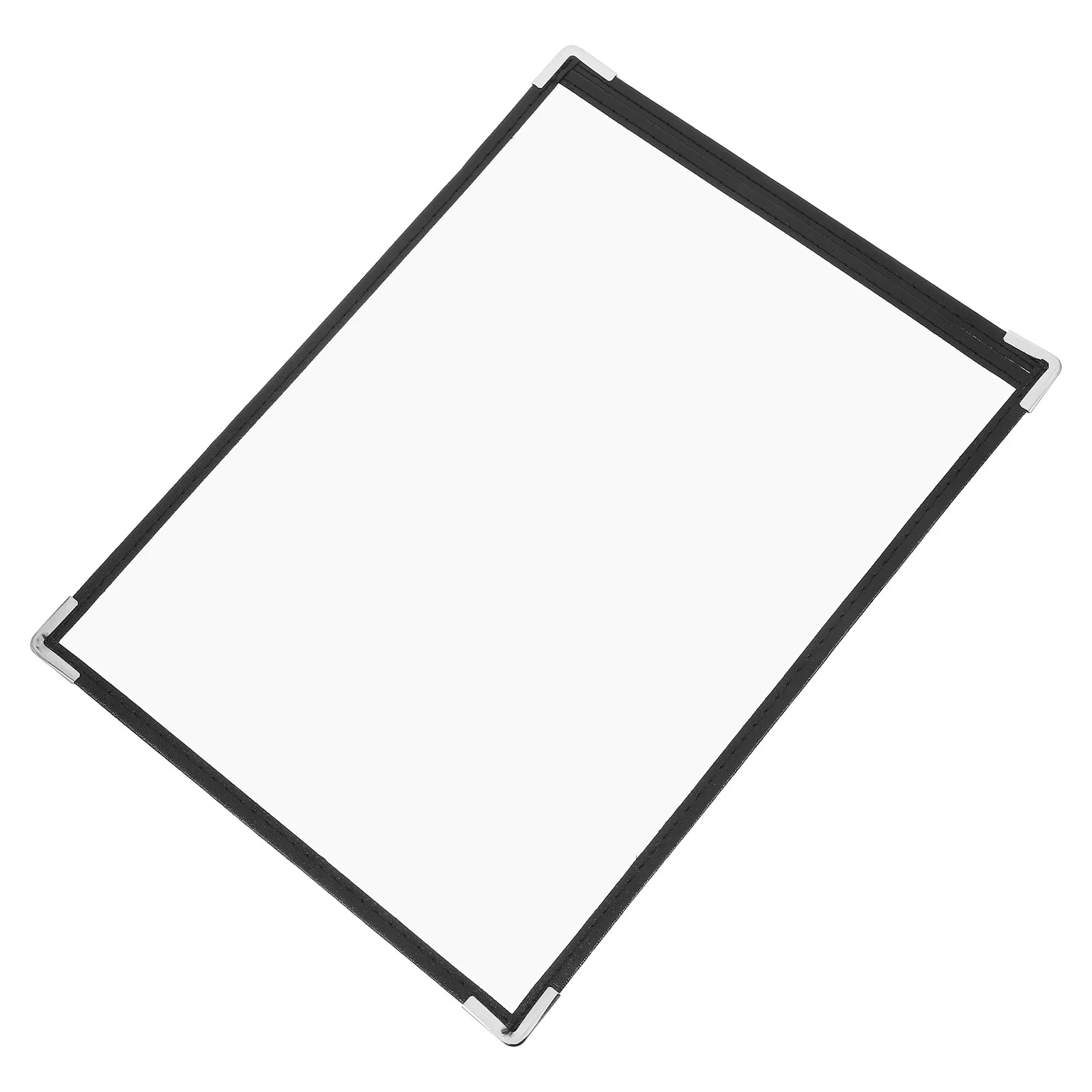 

Clear Pvc Holder Restaurant Cover Food Diner Sleeve 2-Side Menu Protector For Hotels Cafes Bars Durable Scratch Resistant Easy