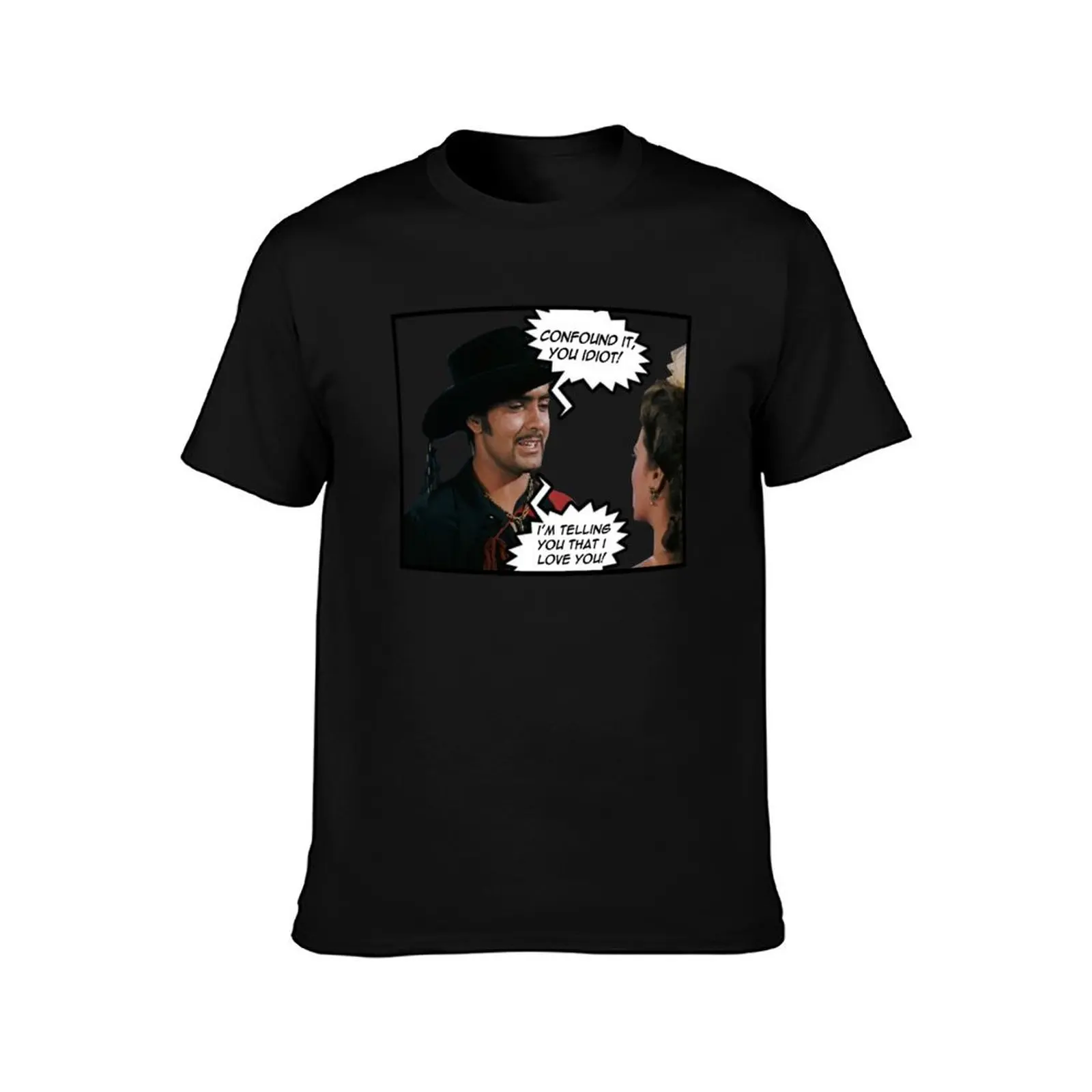 Confound it, you idiot! T-Shirt Plus Size Simple Casual Top T-Shirt