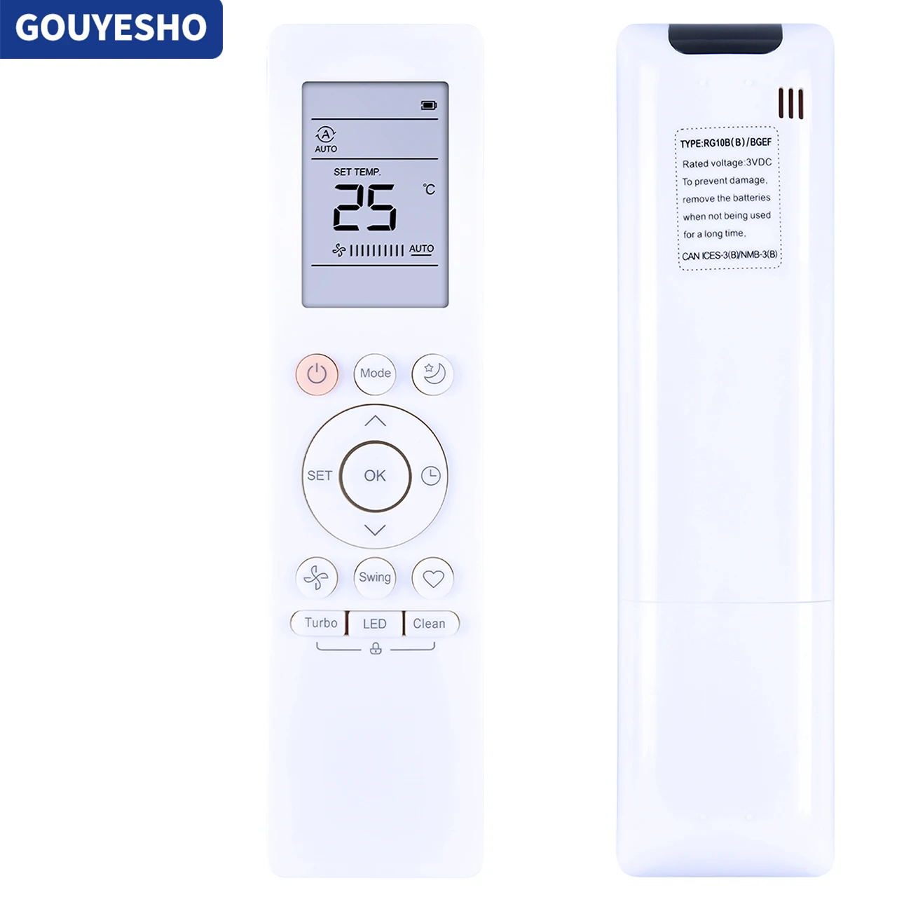 New RG10B(B)/BGEF For Midea AC A/C Remote Control RG10B(B2)/BGEF RG10B1(B)/BGEF Air Conditioner Remote Control