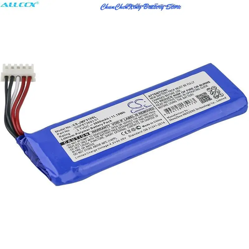 3000mAh Battery for JBL Flip 4, Flip 4 Special Edition