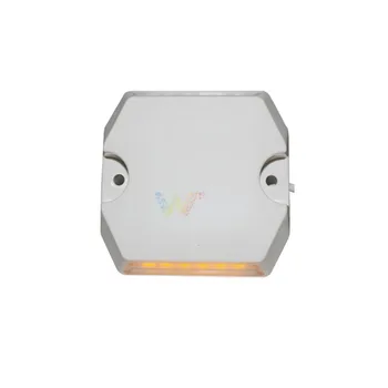 DC12VまたはDC24Vプラスチックシェル防水道路マーカー黄色ledライトトンネル有線道路鋲