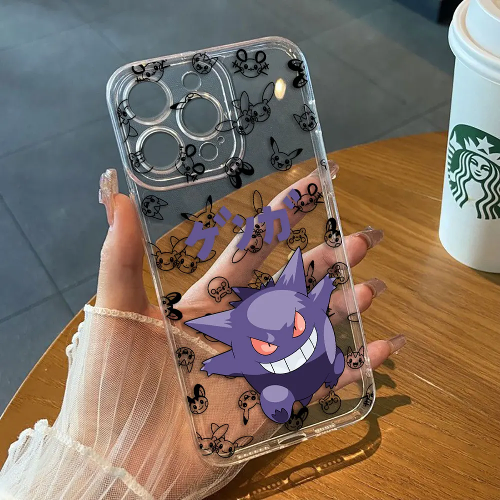 

P-Pikachu Pocket Monster Phone Case For MOTO G9 PLUS PLAY G22 G30 G32 G52 G53 G60 G60S G71 G72 G73 EDGE 40 PRO Clear Case Shell