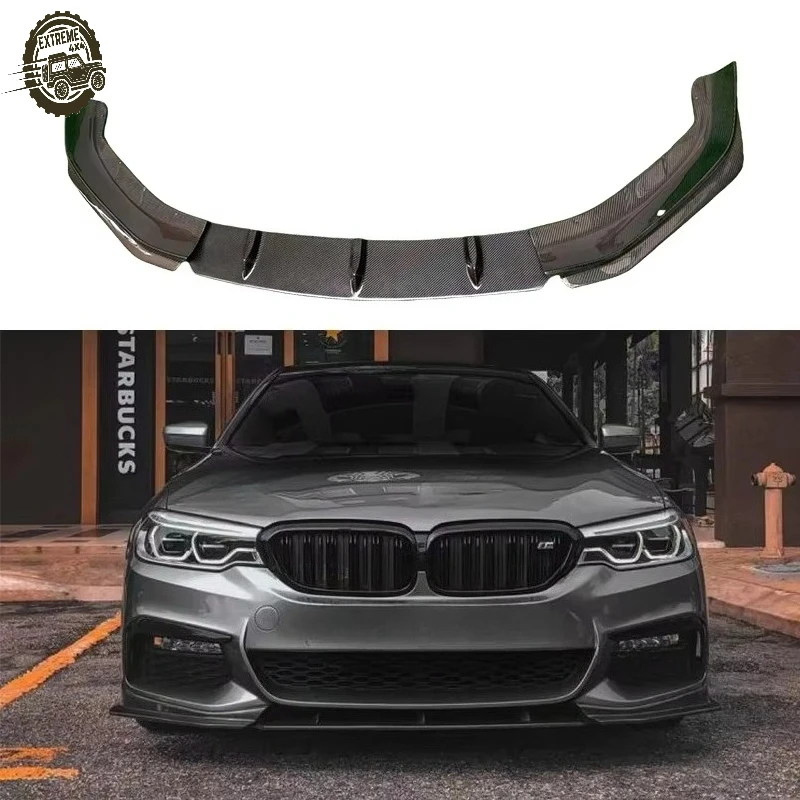 

High Quality Automotive Exterior Parts Carbon Fiber Front Bumper Lip Front Lip for BMW 5 Series G30