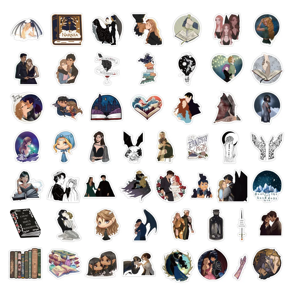 10/30/50/100pcs Acotar Merchandise TV Series Stickers Romantic Aesthetics Sticker Diary Scrapbooking Laptop Decorative Decals