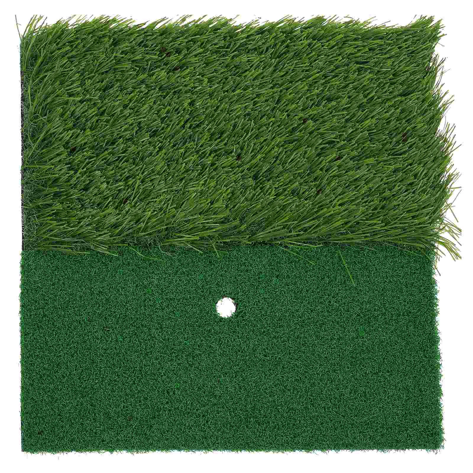 

Pole Cutting Mat Golf Balls Artificial Turf Hitting Mini Household Rug 35mm Long Grass 10mmpp Premium Golfing Swing Practice