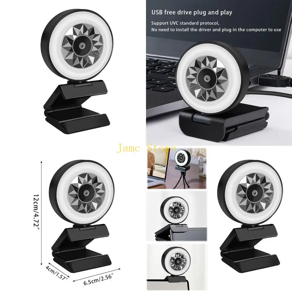 LX0B High Definition 1080P 2K Camera USB2.0 Noise Reduction for Portrait Collection