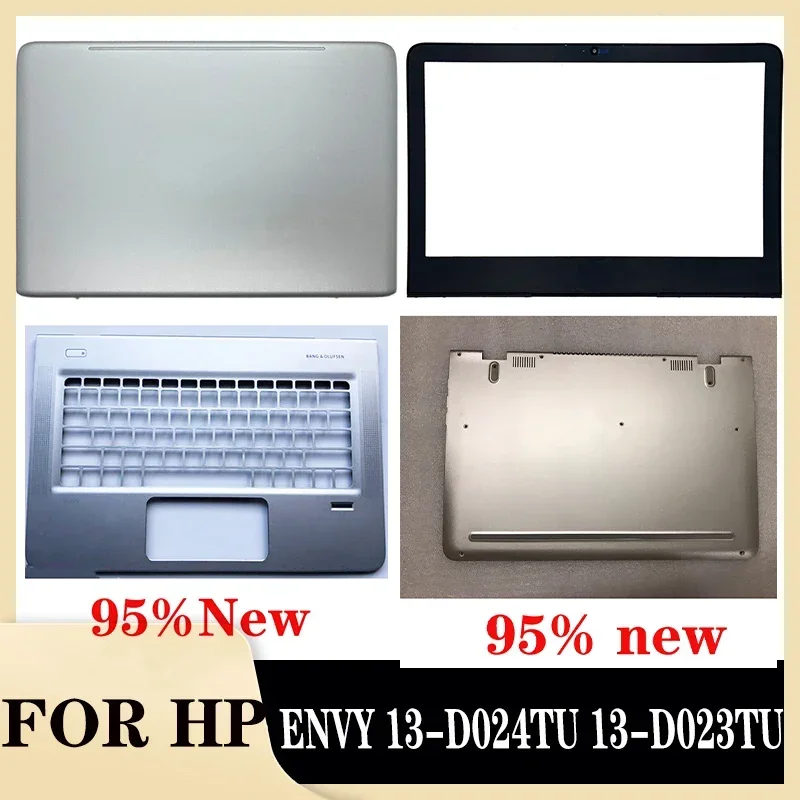 Laptop Shell for ENVY 13-D024TU 13-D023TU LCD Back Cover / Bezel/ Upper Cover/ Bottom Case Silver