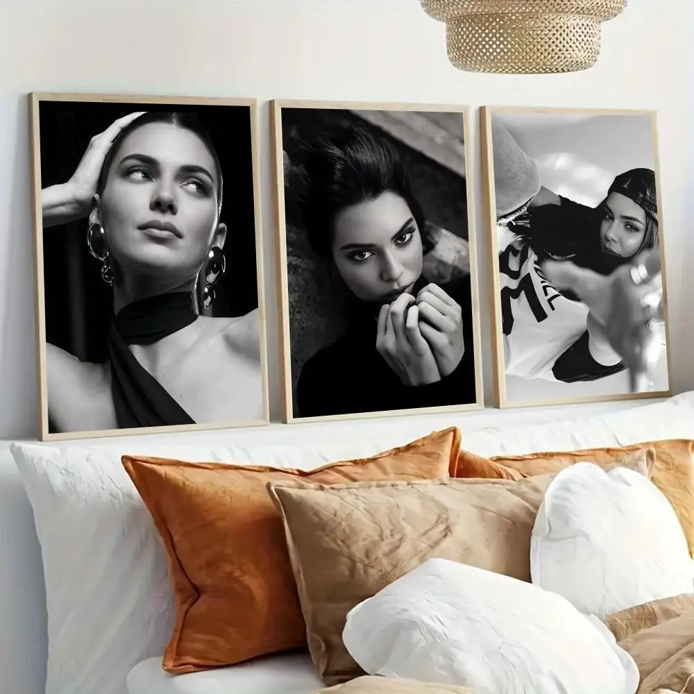 k-Kendall Jenners Singer Poster Modern Home Living Bedroom Bar Hallway Waterproof Wall Art Aesthetic Decor
