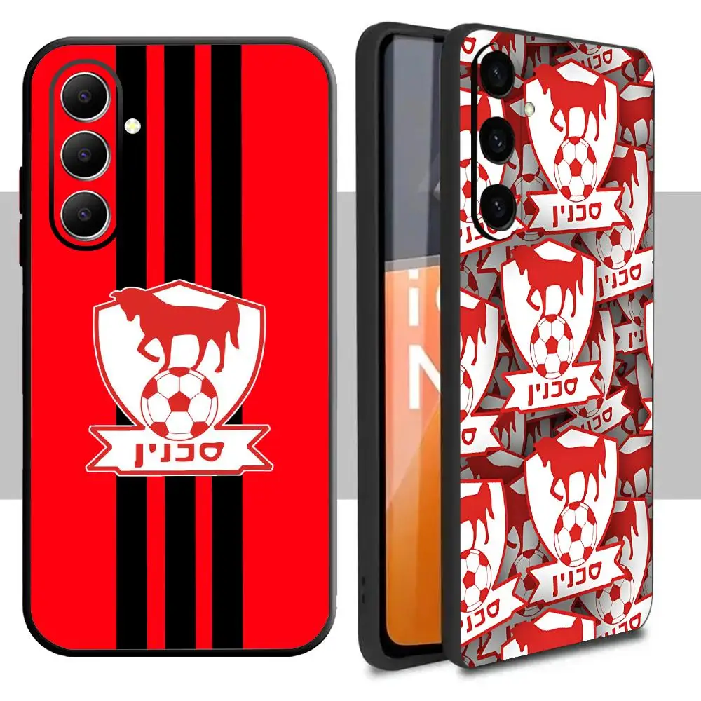 Israeli Bnei Sakhnin Phone Case For Samsung Galaxy A16 A56 A36 A26 A06 A55 A54 A15 A35 A25 Soft Black