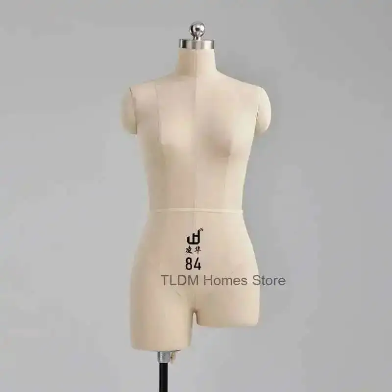 

Clothes Boutique Dummy Female Mannequin Professional Sewing Realistic Model Tailor's Mannequins Half Body Dress Form Metal Rack