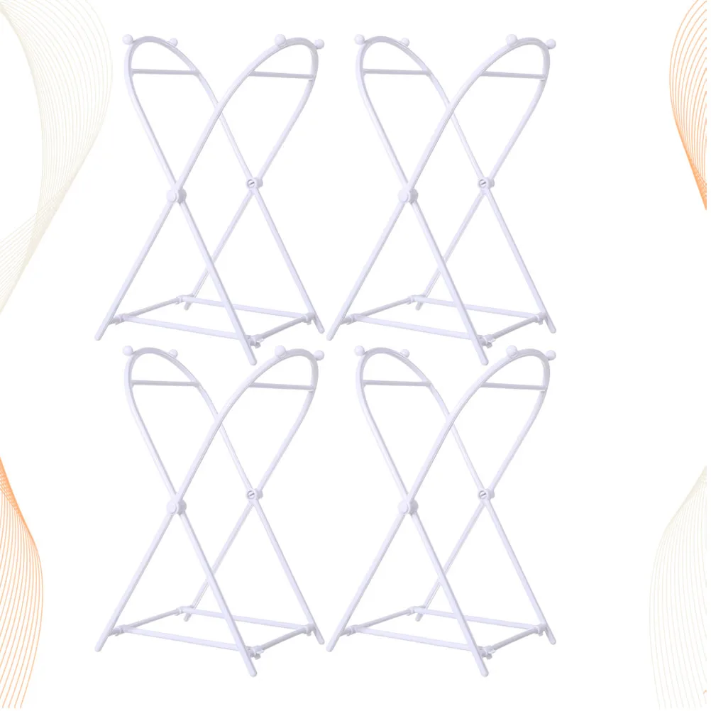 

4 Pcs Garbage Hanger Foldable Shelf Kitchen Hanging Rack Holder Fall to The Ground Trash Bin