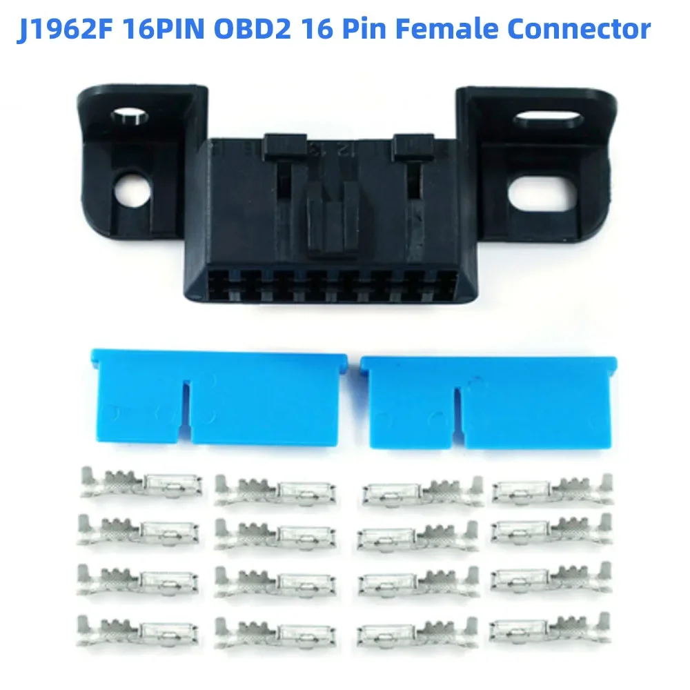 OBD2 Famle Connector J1962F 16PIN OBD2 16 Pin Female Obd 2 Adapter Diagnostic Interface Obd Ii Female Wire Sockets