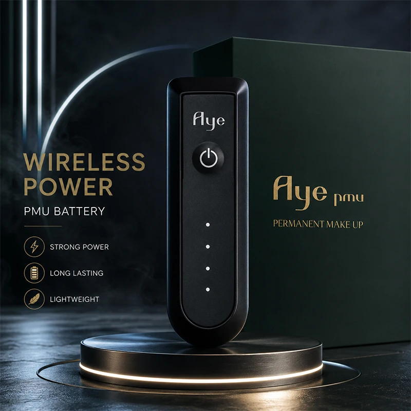 

Aye Portable PMU Charger Wireless Power Bank for Permanent Makeup Tattoo Machine Mini Compact Power Supply for Professional Micr