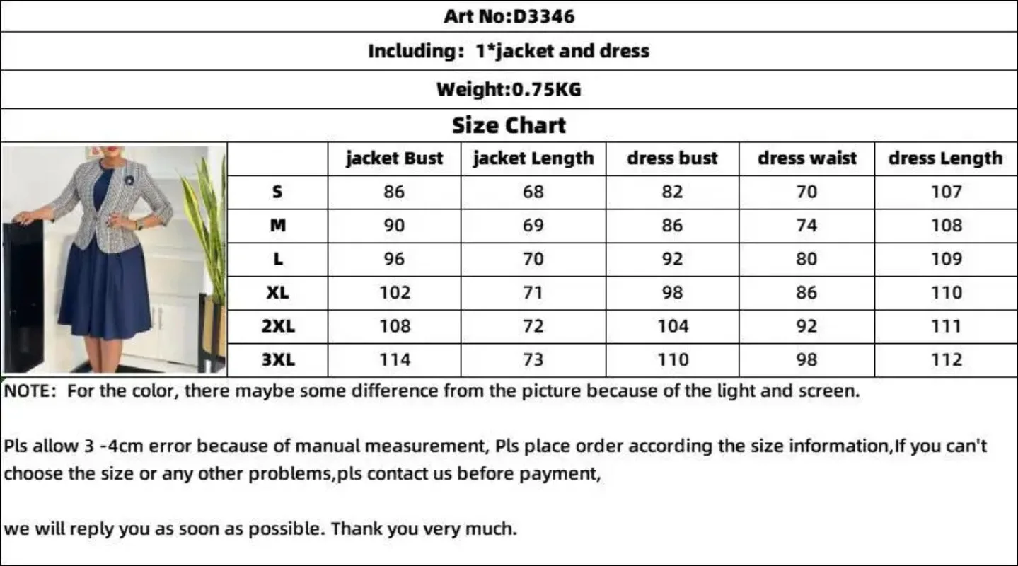 فساتين Dashiki الأفريقية للنساء موضة الخريف والشتاء الأفريقية 3/4 كم فستان ميدي مع معطف ملابس أفريقية للنساء