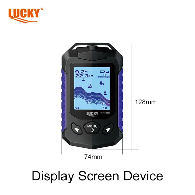 Lucky Fish Finder FL168-W 2.8inch Dot-Matrix Display With Wireless Sensor