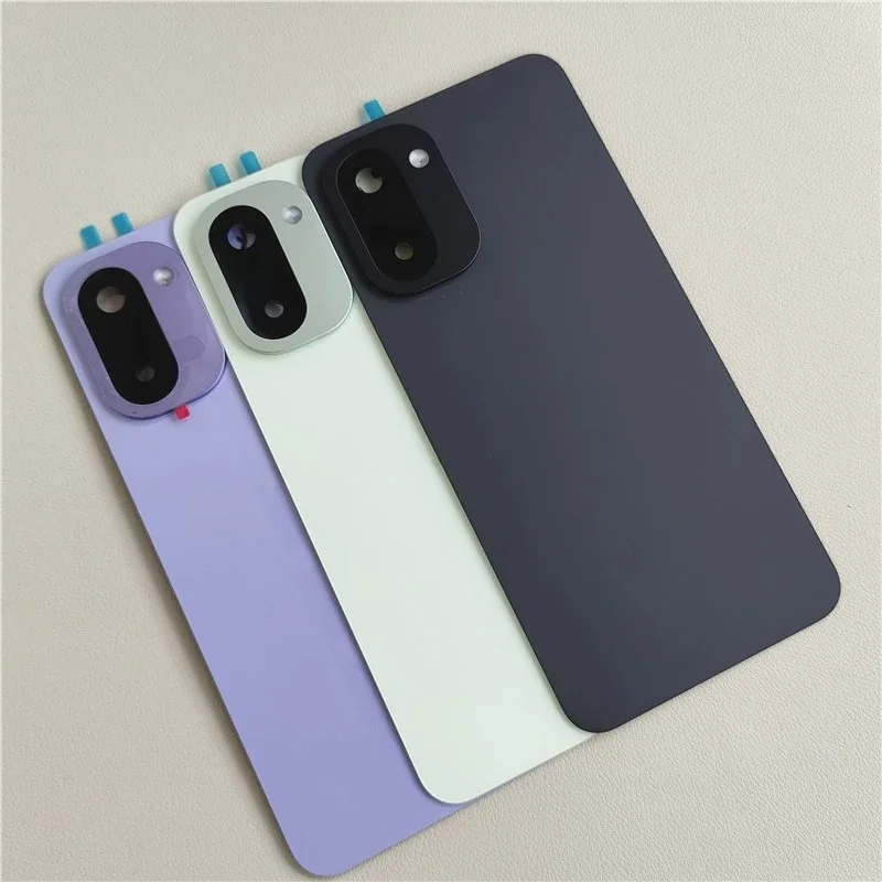 Back Glass Battery Cover for Oneplus 15R / Ace 6T CPH2769 CPH2767 Rear Door Housing Case with Camera Lens