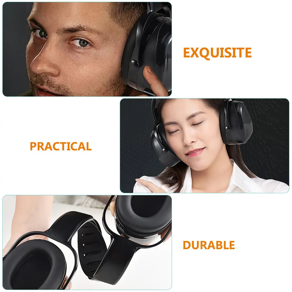 Children Safety Ear Muffs Premium ABS Sponge Noise Reduction Headphones Adjustable Soundproof Ear Protection for Shooting
