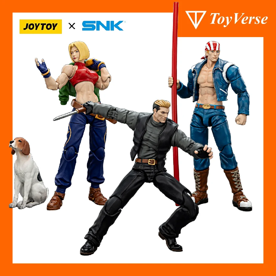 

[Pre Order] JOYTOY 1/18 Action Figures SNK KOF '98UM '97 Special Team Ryuji Yamazaki Billy Kane Blue Mary 3pcs Model Toy Gift