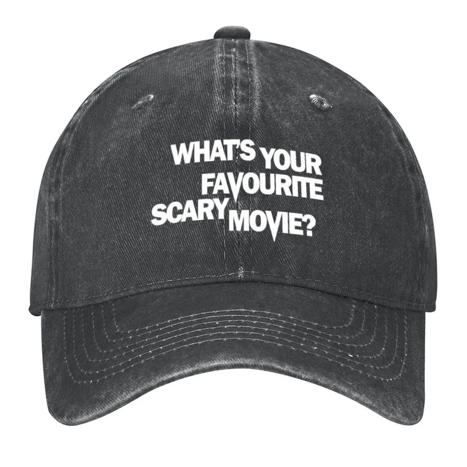 

What's your favorite scary movie Baseball Cap Hood Sunhat funny hat fashionable Hats Man Women's