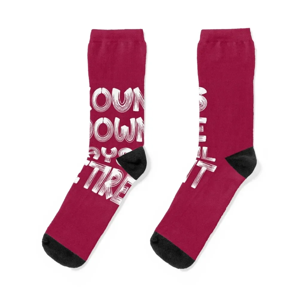 Counting Down The Days Until Retiret Almost Retired Socks men cotton high quality japanese fashion Women's Socks Men's